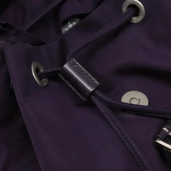 PRADA Backpack Nylon Purple Auth 83697 display picture 2